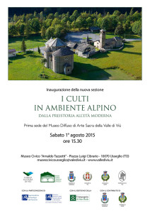 Invito inaugurazione nuova sezione Museo Civico Arnaldo Tazzetti