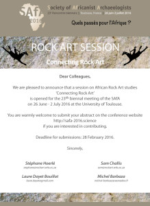 Announcement-RockArtSession-SAFA2016